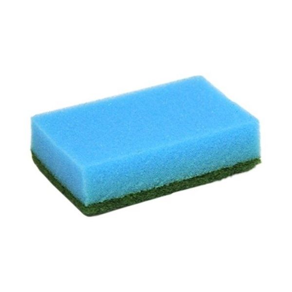 オザックス 抗菌カラーたわし ブルー 10個 00382667 1箱(10個) 458-0647（直送品）