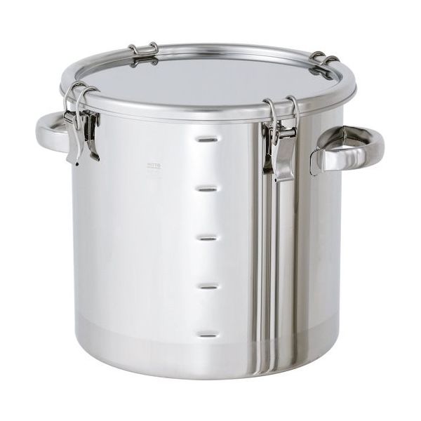 MONOVATE ステンレス密閉容器 目盛付(クリップ式/CR) 4L CTH-M MONOVATE ステンレス密閉容器 目盛付(クリップ式/CR) 4L CTH-M