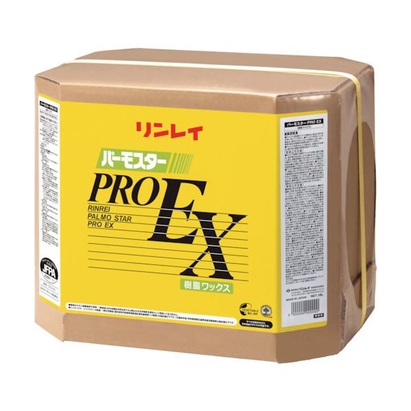 リンレイ 床用樹脂ワックス パーモスター PRO EX 18L RECOBO 668837 1箱 402-1716（直送品）