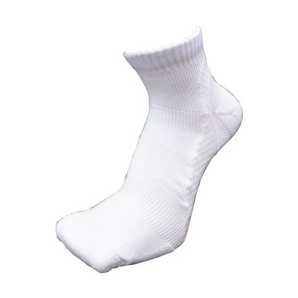 富士手袋工業 富士手袋 足の疲れを考えた 先丸ショート丈3P 190-WH 1組(3足) 198-3978（直送品）