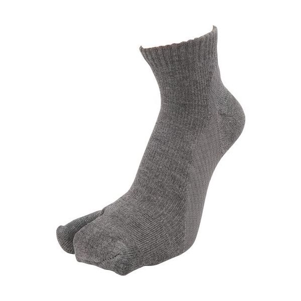 富士手袋工業 富士手袋 足の疲れを考えた 指付ショート丈3P 192-GR 1組(3足) 198-2456（直送品）