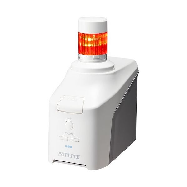 パトライト 音声対応ネットワーク制御信号灯 NHVシリーズ NHV―D(音声対応デジタルIO搭載モデル) NHV4-1D-R 1台（直送品）