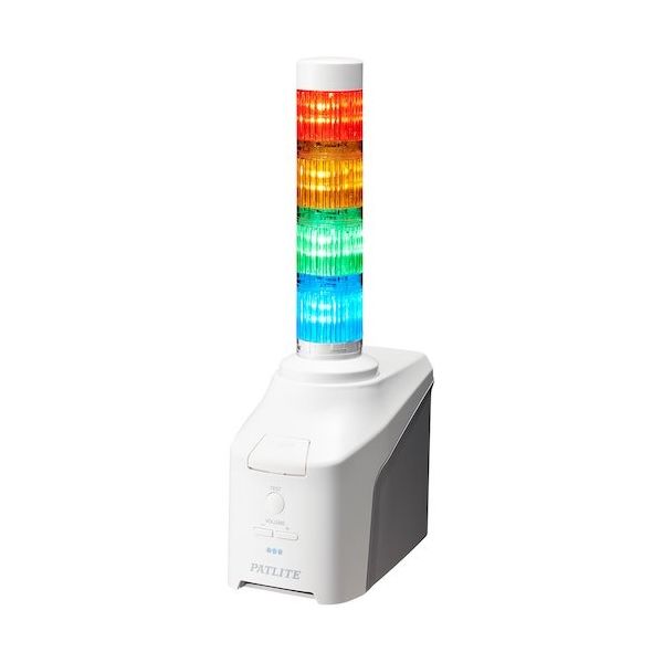 パトライト 音声対応ネットワーク制御信号灯 NHVシリーズ NHV―D(音声対応デジタルIO搭載モデル) NHV4-4D-RYGB 1台（直送品）