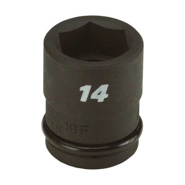 フラッシュツール FPC インパクト ショート ソケット 差込角9.5mm 対辺22mm 7/8 3/8WS-22 1個 146-8475（直送品）