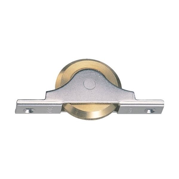 ヨコヅナ ステン枠V戸車ベアリング入真鍮車 33mm V FTS-0339 1個
