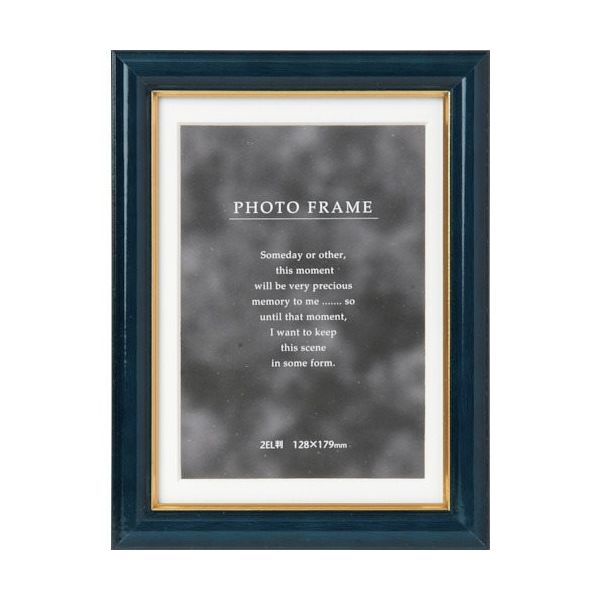 ケンコー 1250348 木製額縁 NEWメモリーズ 2L ブルーPSーNMRー2LーBU PS-NMR-2L-BU 1枚（直送品）