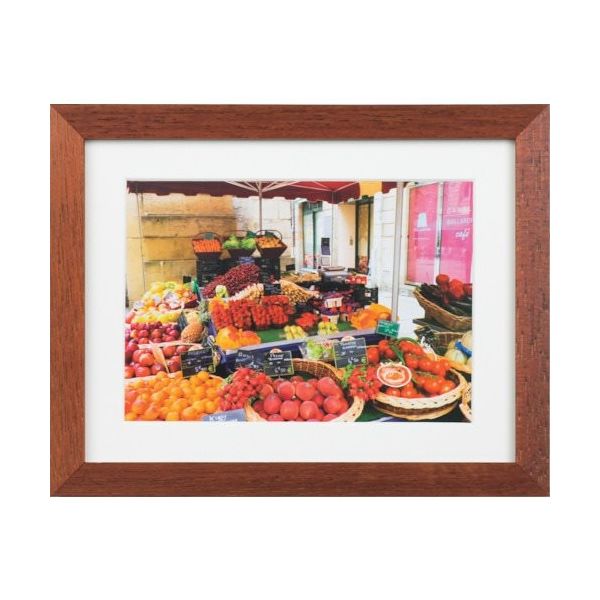 ケンコー・トキナー ケンコー 1250214 木製額縁 NEWガーデン 2L ブラウン MNGAー2LーBR 1枚 414-4187（直送品）