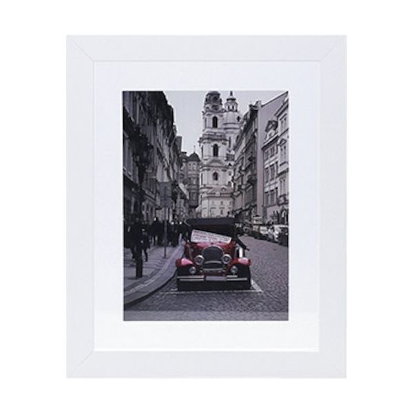 ケンコー・トキナー ケンコー 1250246 木製額縁 レクエル 2L ホワイト MREー2LーWH 1枚 414-1090（直送品）