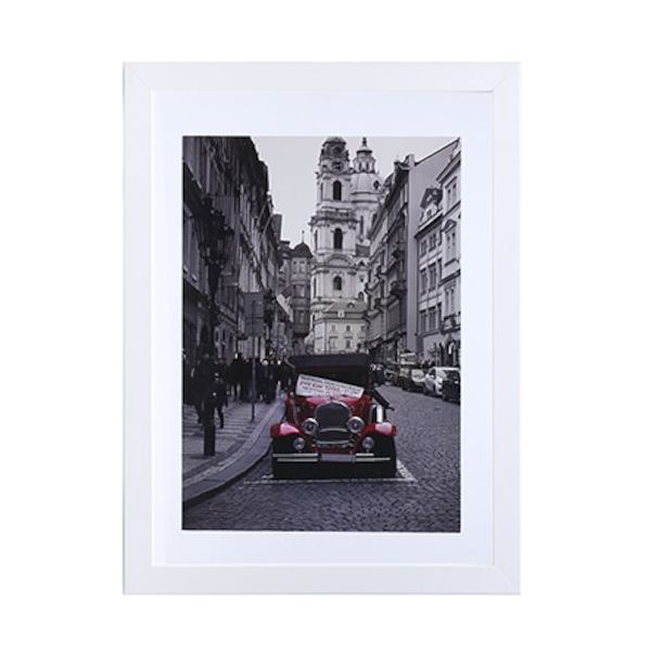 ケンコー・トキナー ケンコー 1250247 木製額縁 レクエル A4 ホワイト MREーA4ーWH 1枚 414-1027（直送品）