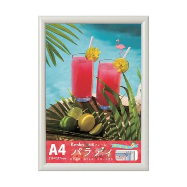 ケンコー・トキナー ケンコー 1250259 ダイレクトフレーム パラディ A4 ホワイト EPRーA4 WH EPR-A4-WH 1枚（直送品）