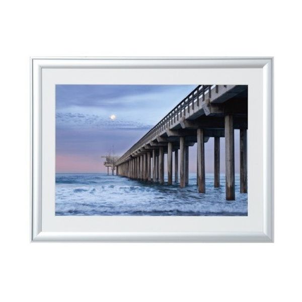 ケンコー・トキナー ケンコー 1250277 アルミ額縁 ルック・マイルド W4切 シルバー ALMーW4ーSV 1枚 414-2624（直送品）