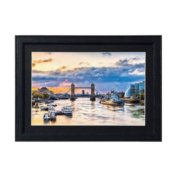 ケンコー・トキナー ケンコー 1250317 木製額縁 コスモス W6切 ブラック MCMーW6ーBK 1枚 414-1071（直送品）