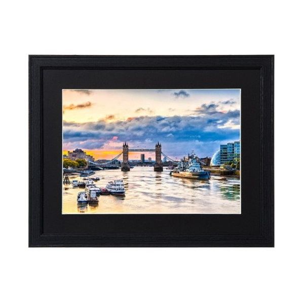 ケンコー・トキナー ケンコー 1250322 木製額縁 コスモス A4 ブラック MCMーA4ーBK 1枚 414-1060（直送品）