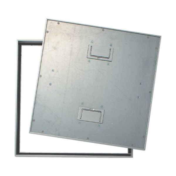ダイケン 床点検口アンダーハッチ 600×600 アルミ枠 鋼製下地用 FAP60 1台 849-3633（直送品）