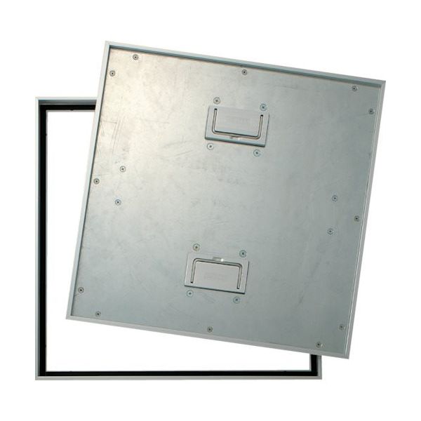 ダイケン 床点検口アンダーハッチ 450×450 アルミ枠 鋼製下地用 FAC45 1台 849-3624（直送品）