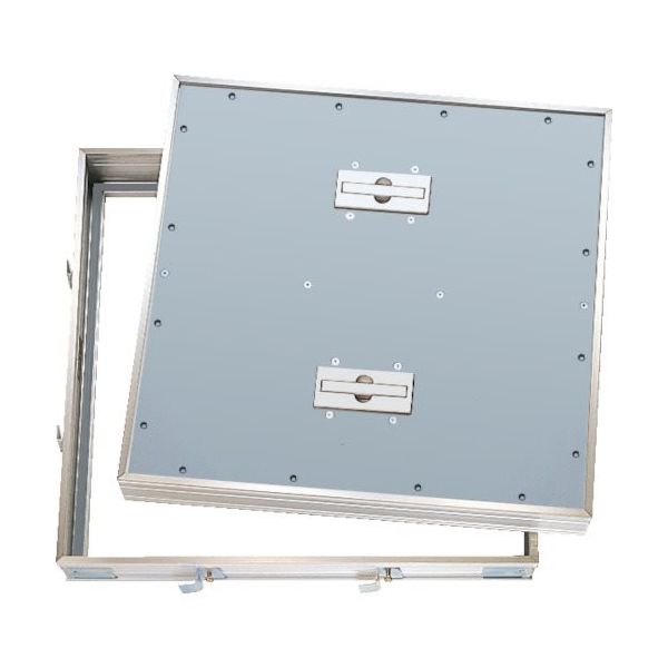 ダイケン 床点検口アンダーハッチ 450角 ステン目地枠H51 Pタイル専用 5NAS245A 1セット(3台) 849-3521（直送品）