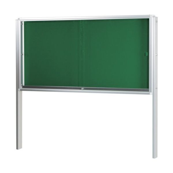 馬印 KU型屋外掲示板脚付(幕板なし) KU918T 1台 411-5133（直送品）