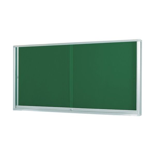 馬印 KU型屋外掲示板壁付(幕板なし) KU218 1台 411-3651（直送品）