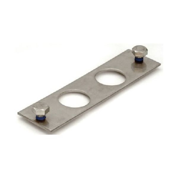 ダイケン 2号 レール連結プレート ステンレス 2S-RP 1個 849-6753（直送品）