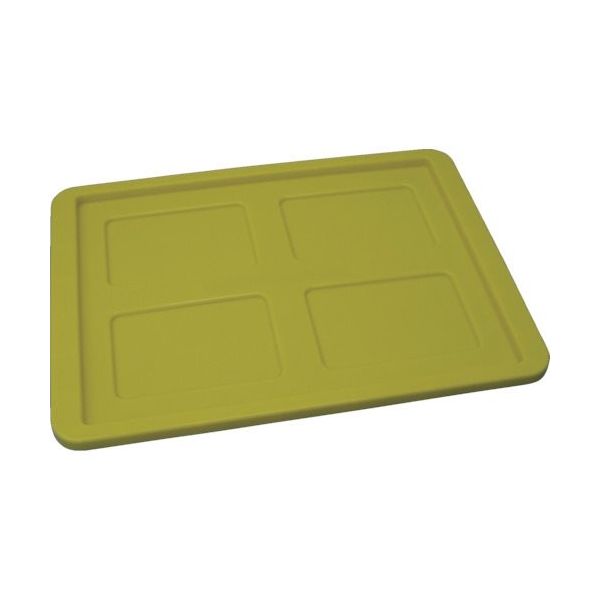 DICプラスチック DIC DA型コンテナDA14ー2，21，28供用蓋480×356×27.5 黄 DA-1F Y 1枚 868-1834（直送品）