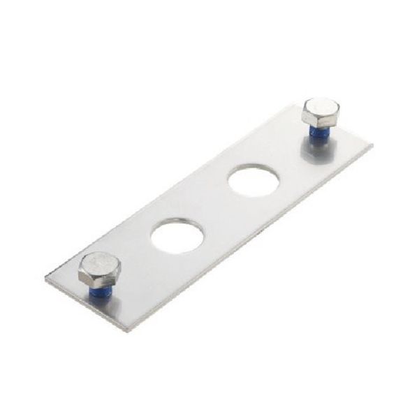 ダイケン 4号 レール連結プレート ステンレス 4S-RP 1個 849-6801（直送品）