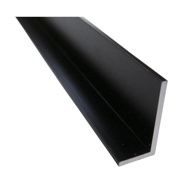 アルインコ アルミ不等辺アングル 50x25x3.0ブラック 4m FA143K 1本 849-4248（直送品）