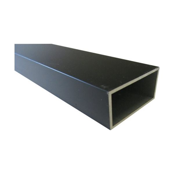 アルインコ アルミ角パイプ 100X50X1.8 ブラック 4m FB153K 1本 849-4570（直送品）