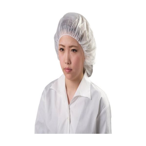 シンワ 東京メディカル スパンキャップ ホワイト 100枚入 袋入り FG-250H 1セット(1500枚:100枚×15袋)（直送品）