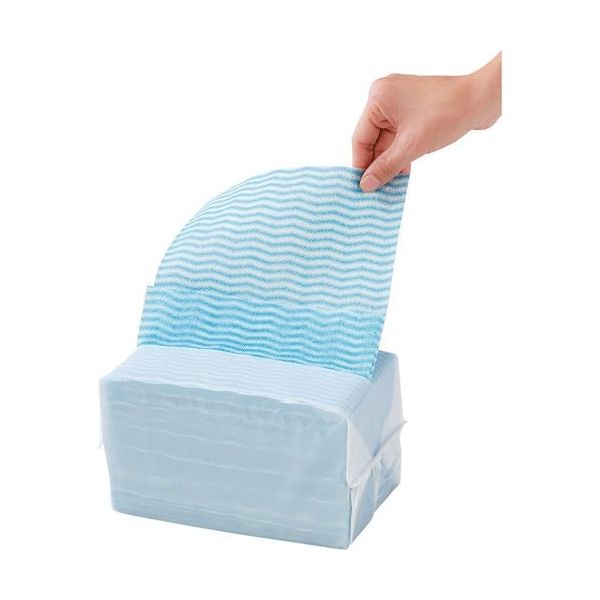 東京メディカル デリクロスポップアップ 18×22cm ブルー 150枚 FT-6183UP 1セット(4500枚:150枚×30袋)（直送品）