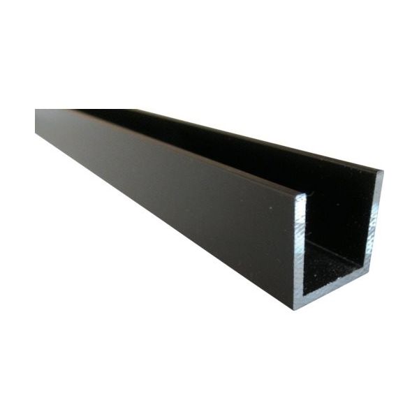 アルインコ アルミチャンネル 30x15x2.0ブラック 2m HP501K 1本 849-5363（直送品）