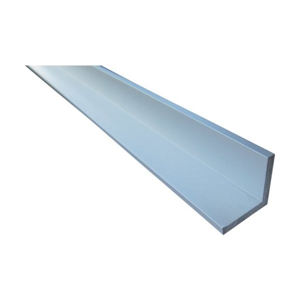 アルインコ アルミモールアングル 20X20X3.0 シルバー 1m FM107S 1本 849-5017（直送品）