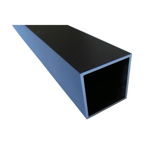 アルインコ アルミ角パイプ 40X40X2.0 ブラック 3.65m FB113KS 1本 849-4446（直送品）