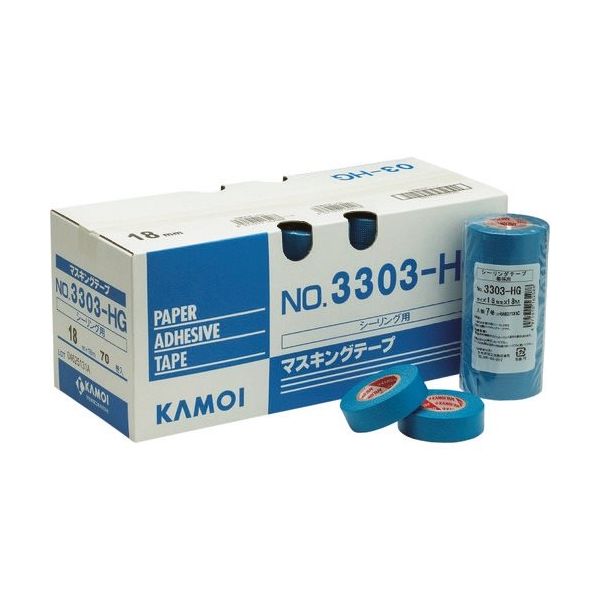 カモ井加工紙 カモ井 マスキングテープ(躯体シーリング用)3巻入り 3303HGJAN-40 1セット(30巻:3巻×10パック)（直送品）
