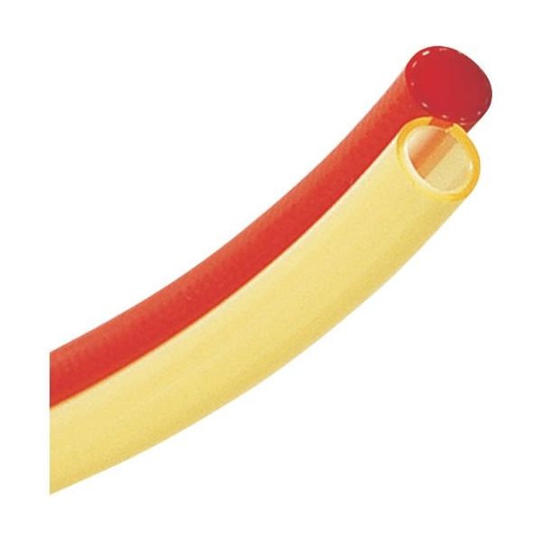 TOYOX 工場・建築用の塗料、溶剤搬送・吹付用耐圧ホース ペイントツインホース エア6.5×10/ペイント7.5×10.5 長さ30m P（直送品）