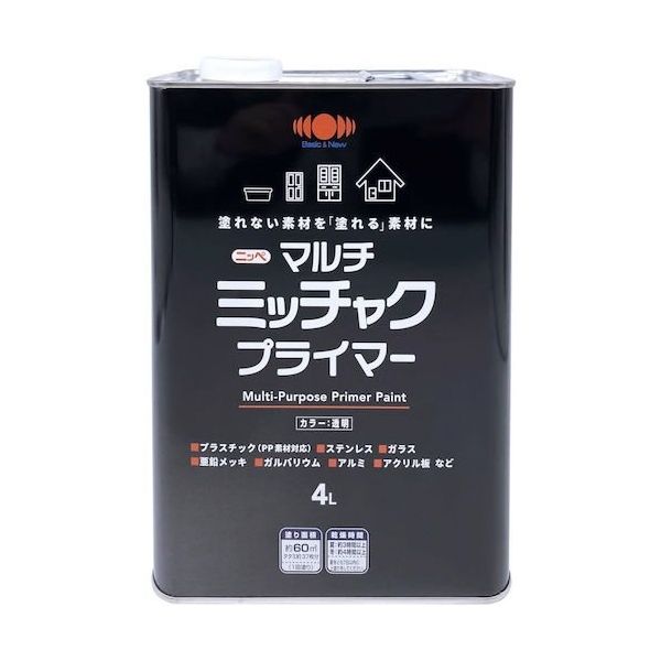 ニッペホームプロダクツ ニッぺ マルチミッチャクプライマー 4976124402043 1個 450-1739（直送品）