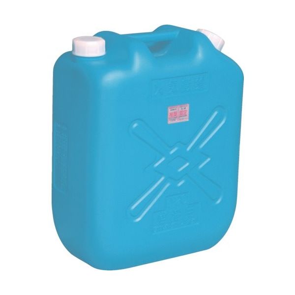 土井金属化成 ヒシエス 灯油缶 20LS-BL 1セット(10缶) 392-4988（直送品）