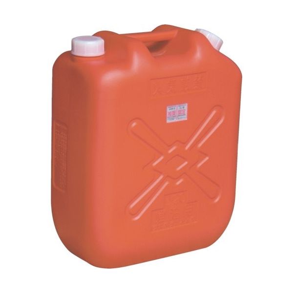 土井金属化成 ヒシエス 灯油缶 20LS-R 1セット(10缶) 392-4989（直送品）