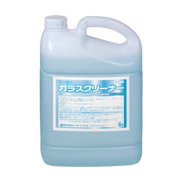 ミッケル化学 ニイタカ ガラスクリーナー 5L 299806 1セット(4本) 118-8400（直送品）