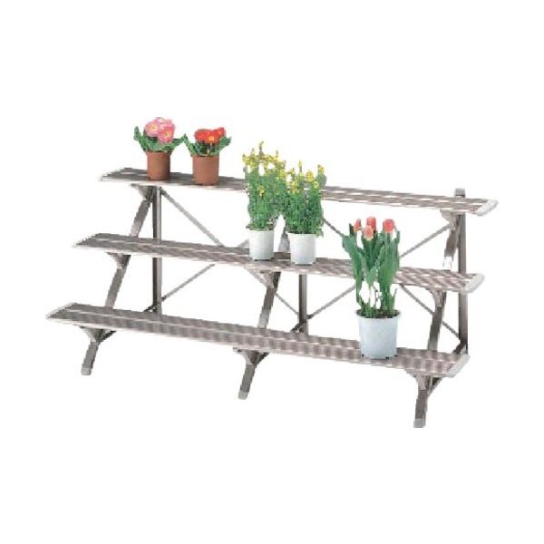 ピカコーポレイション PiCa フラワースタンドFSA型 ライトブロンズ 3段 幅150cm FSA-K153BL 1台 542-5913（直送品）