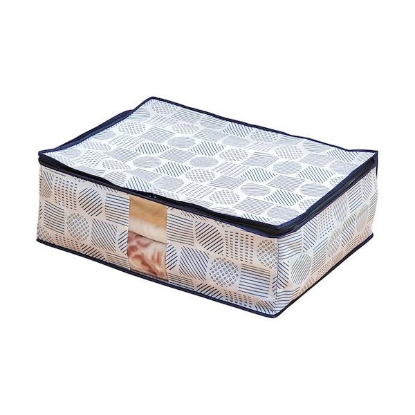 アイメディア 毛布収納袋 北欧柄 1009533 1個 406-6282（直送品）