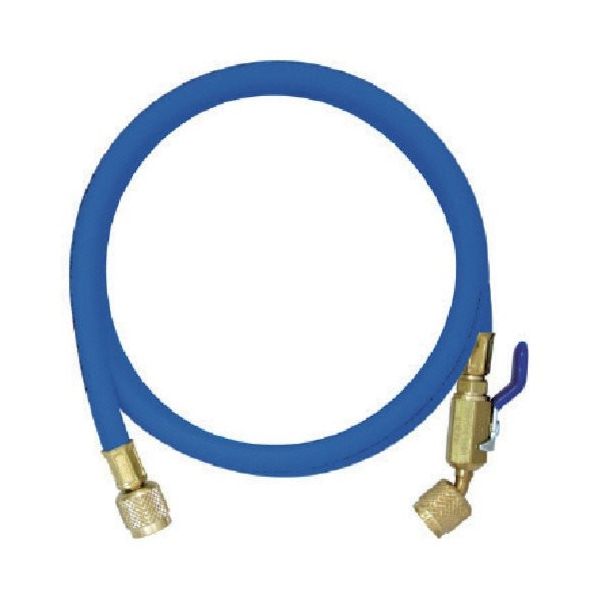 アサダ Asada R410A用チャージングホースプラス2 ボールバルブ付 92cm 青 Y29203 1本 852-1161（直送品）