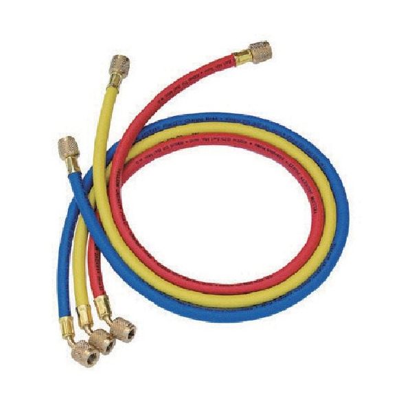 アサダ Asada R410A用チャージングホースプラス2 244cm 3本パック Y21588 1セット(3本) 852-1132（直送品）