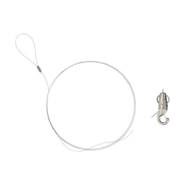 グリップル エンジェル(フック) + ループワイヤ(亜鉛メッキ) 1.5mm/1M AL1-ISH-LG-1M-1B 1セット（直送品）