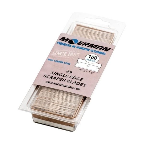 ソニカル モアマン ガラス用スクレーパー ポケットスクレーパー用替刃 M22597 1パック(100枚) 362-4680（直送品）