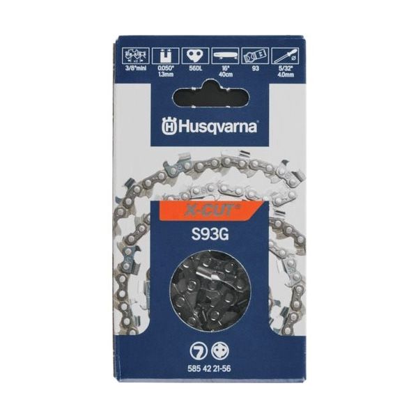 ハスクバーナ・ゼノア ハスクバーナ ソーチェンXーCUT S93G―56E 3/8 1.3 H585404256 1個 270-1886（直送品）