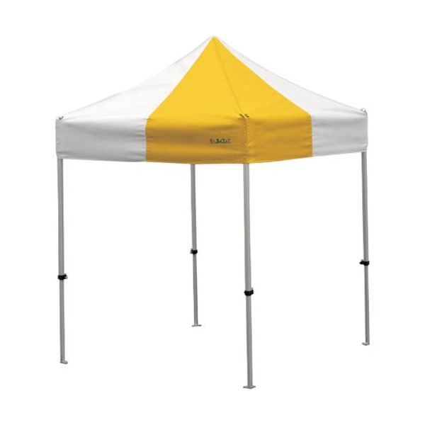 さくらコーポレーション さくら かんたんてんと 1.8m×1.8mスチール&アルミ複合フレーム 黄白 KA/1W-YW 1台（直送品）