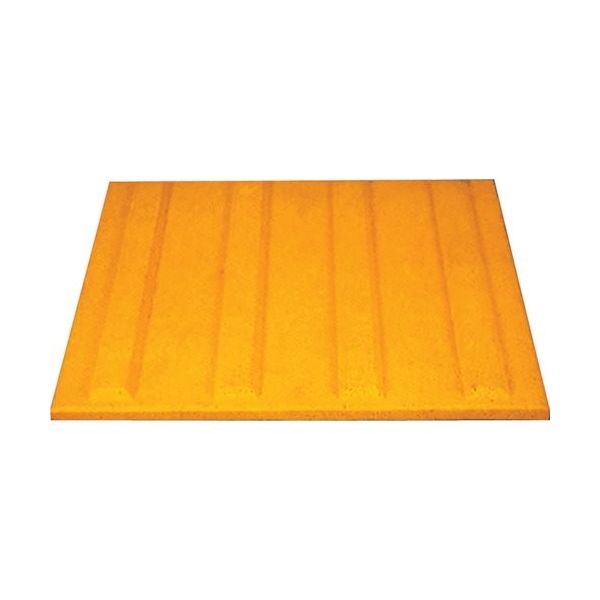 カネソウ 視覚障害者誘導用ブロック JIS型 屋外用 ゴムチップ製 JG-3 1枚 324-0365（直送品）