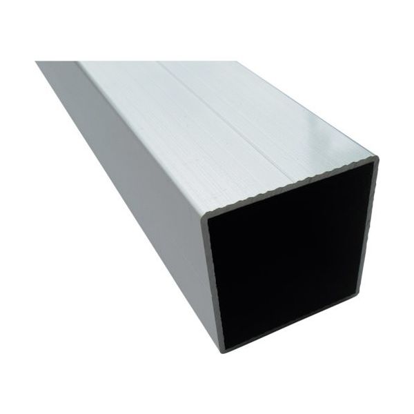 アルインコ アルミ角パイプ角R2付V溝1本付50X50X1.6ブロンズ3.65m HP303BL 1本 849-5287（直送品）