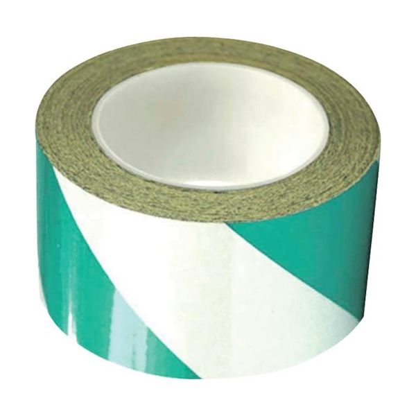 セーフラン安全用品 セーフラン 再帰反射ラインテープ 幅50mm×22m 緑/白 11582 1巻 270-9698（直送品）