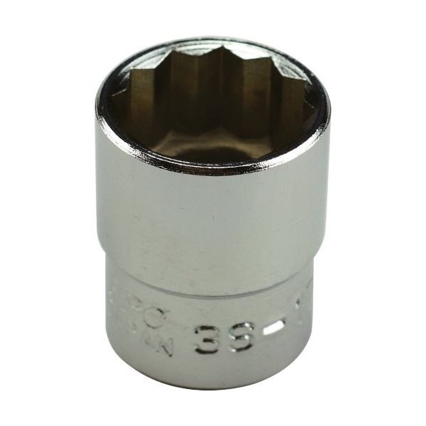 フラッシュツール FPC ソケット 12角 差込角9.5mm 対辺20mm 25/32 3S-20 1個 146-8461（直送品）